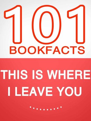 cover image of This Is Where I Leave You – 101 Amazing Facts You Didn't Know
